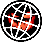 Retro Network Globe